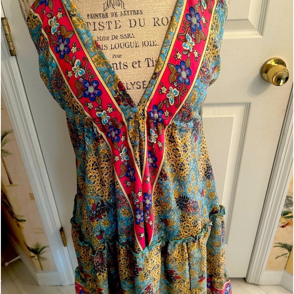Halter dress, silk, new with tags.
